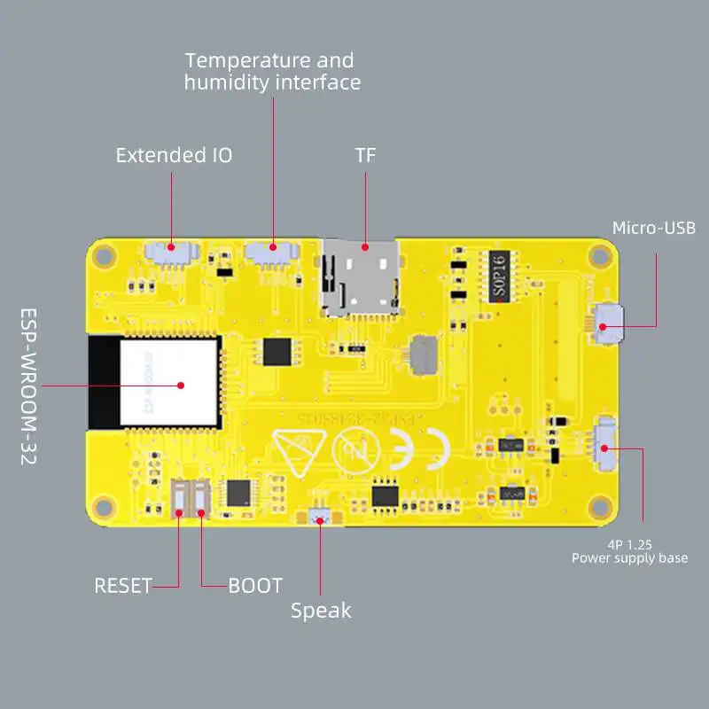 Smart Home Room - ESP32-3248S035 3.5 Inch Smart LCD Display