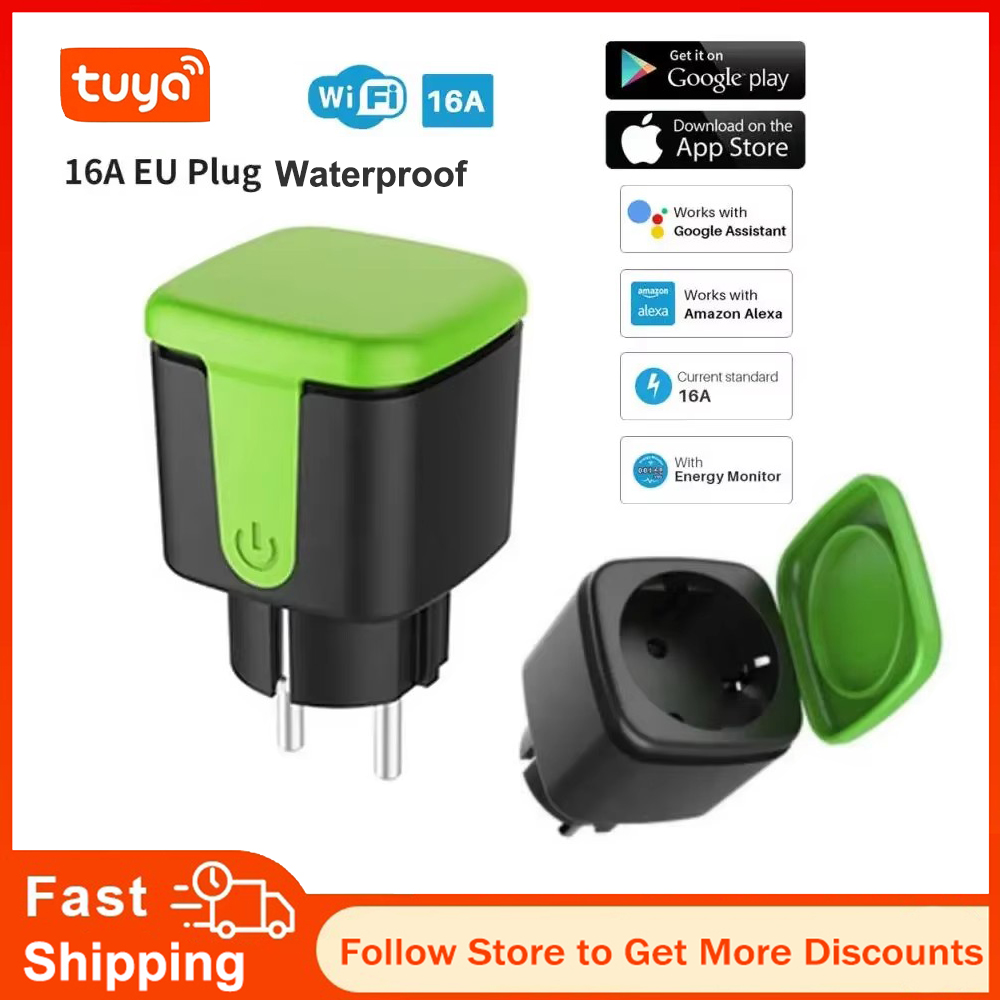 Smart Home Wiz - Tuya EU 16A WiFi Smart Waterproof