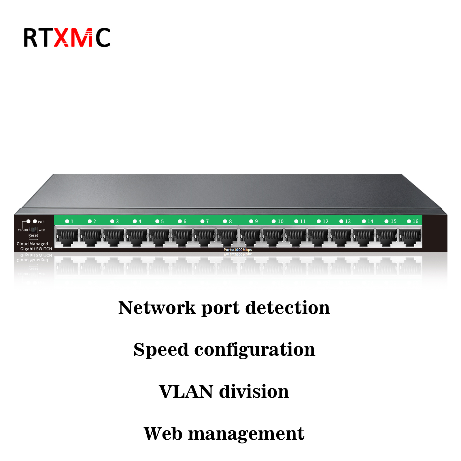 Smart Home Web - 16 Port Gigabit Smart Web Managed