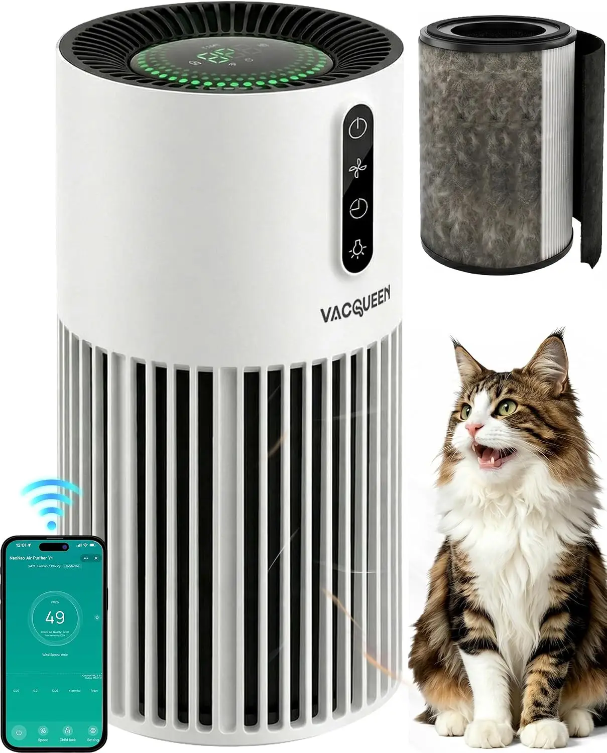 Smart Air Purifier - Air Purifiers for Home Pets |