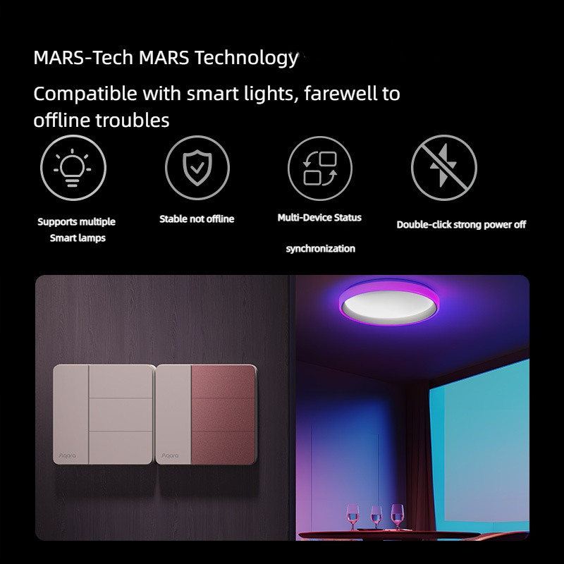 Aqara Smart Wall Switch Z1 Mor - огляд і ціна Smart Home Knx