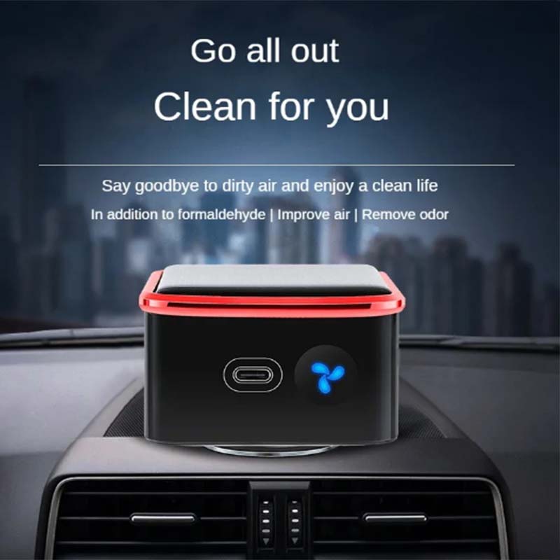 Solar Car Air Purifier Usb Oxy - огляд і ціна Smart Air Purifier