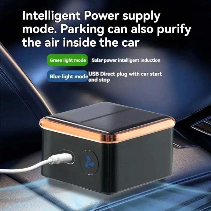 Solar Car Air Purifier Usb Oxy - огляд і ціна Smart Air Purifier
