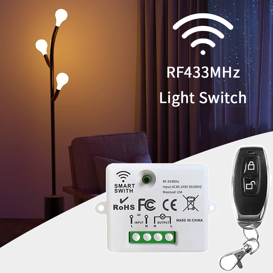 RF 433MHz Wireless Remote Cont - огляд і ціна Smart Home Internet