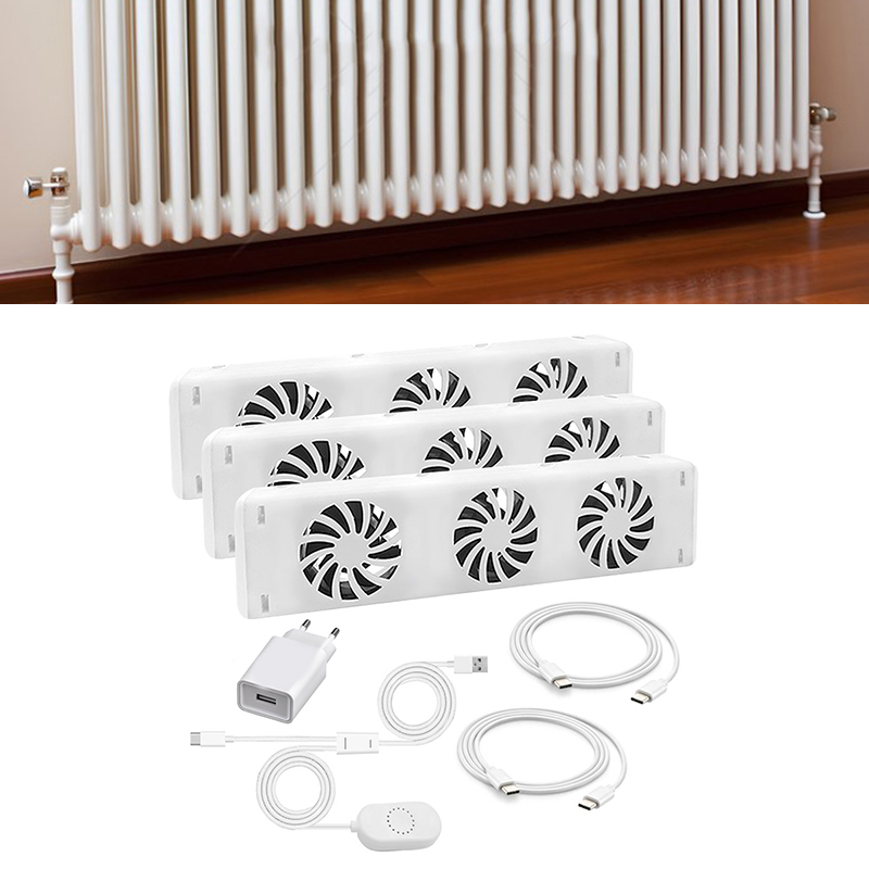 3-Fan Smart Radiator Fan For H - огляд і ціна Smart Home Ventilation