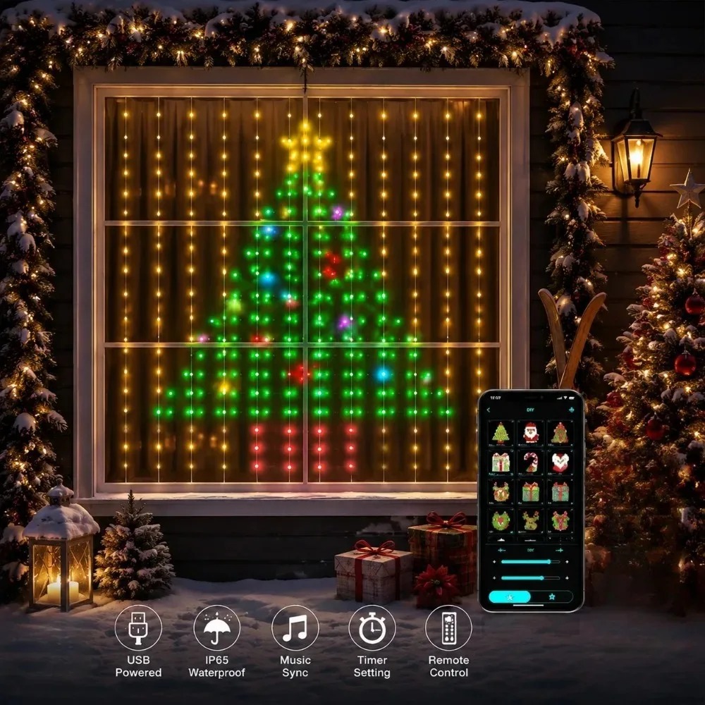 Christmas Light String LED Cur - огляд і ціна Smart Home Lighting