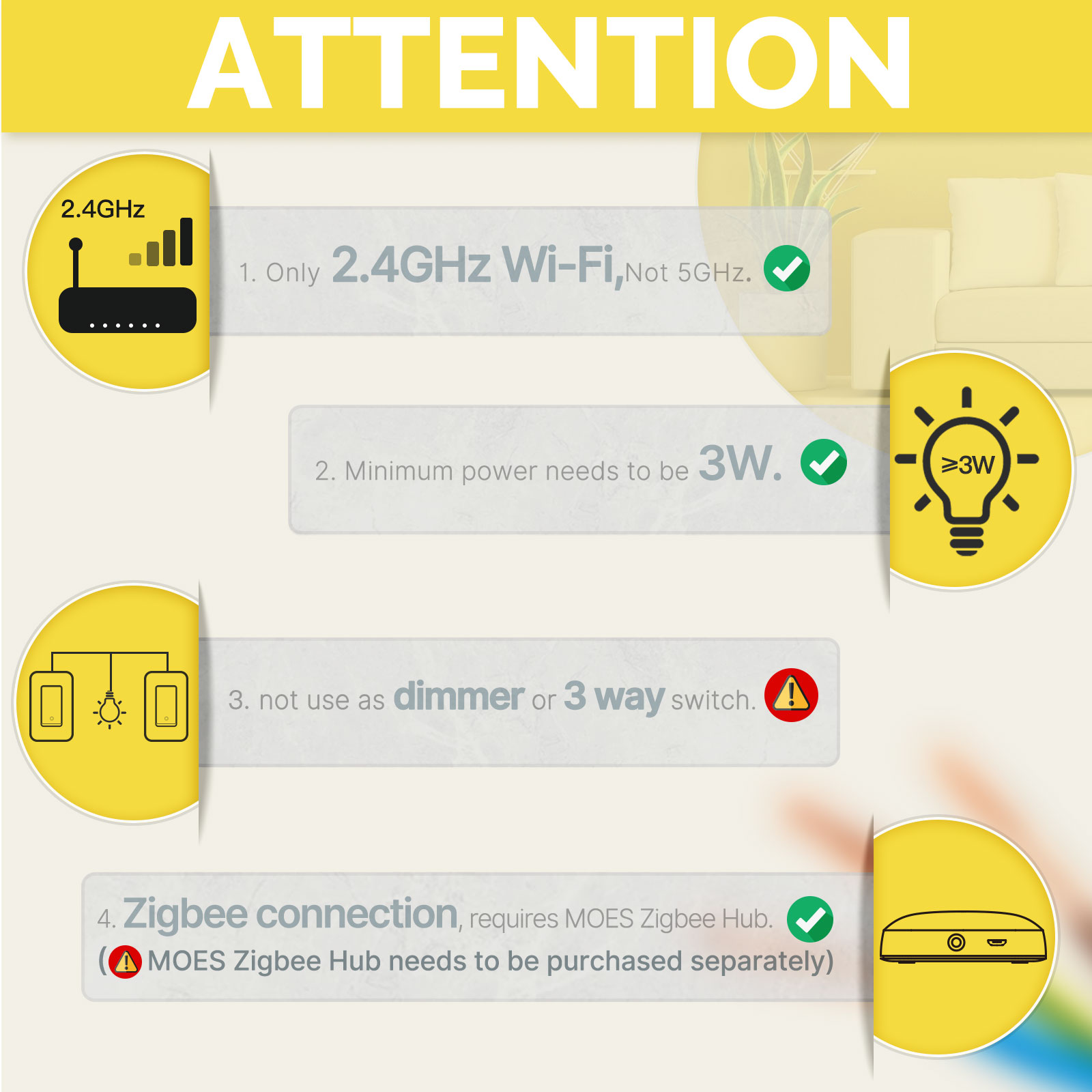 MOES US Standard Zigbee Smart  - огляд і ціна Smart Home Internet