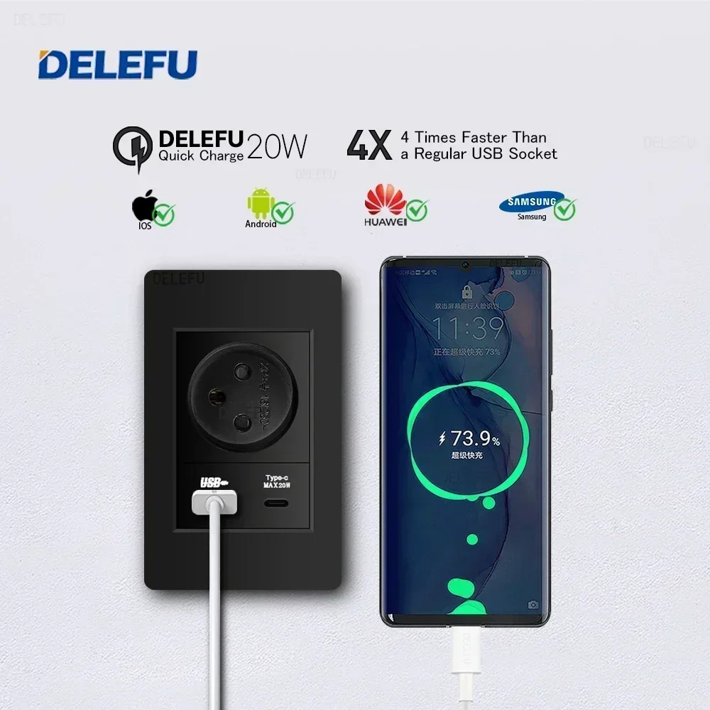 DELEFU Black Retardant PC Isra - огляд і ціна Smart Home For Pc
