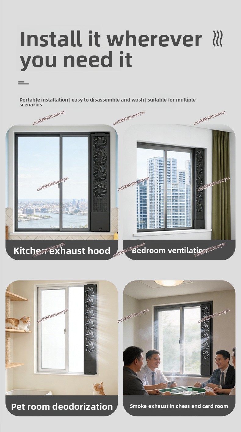 No Perforation No Installation - огляд і ціна Smart Home Ventilation
