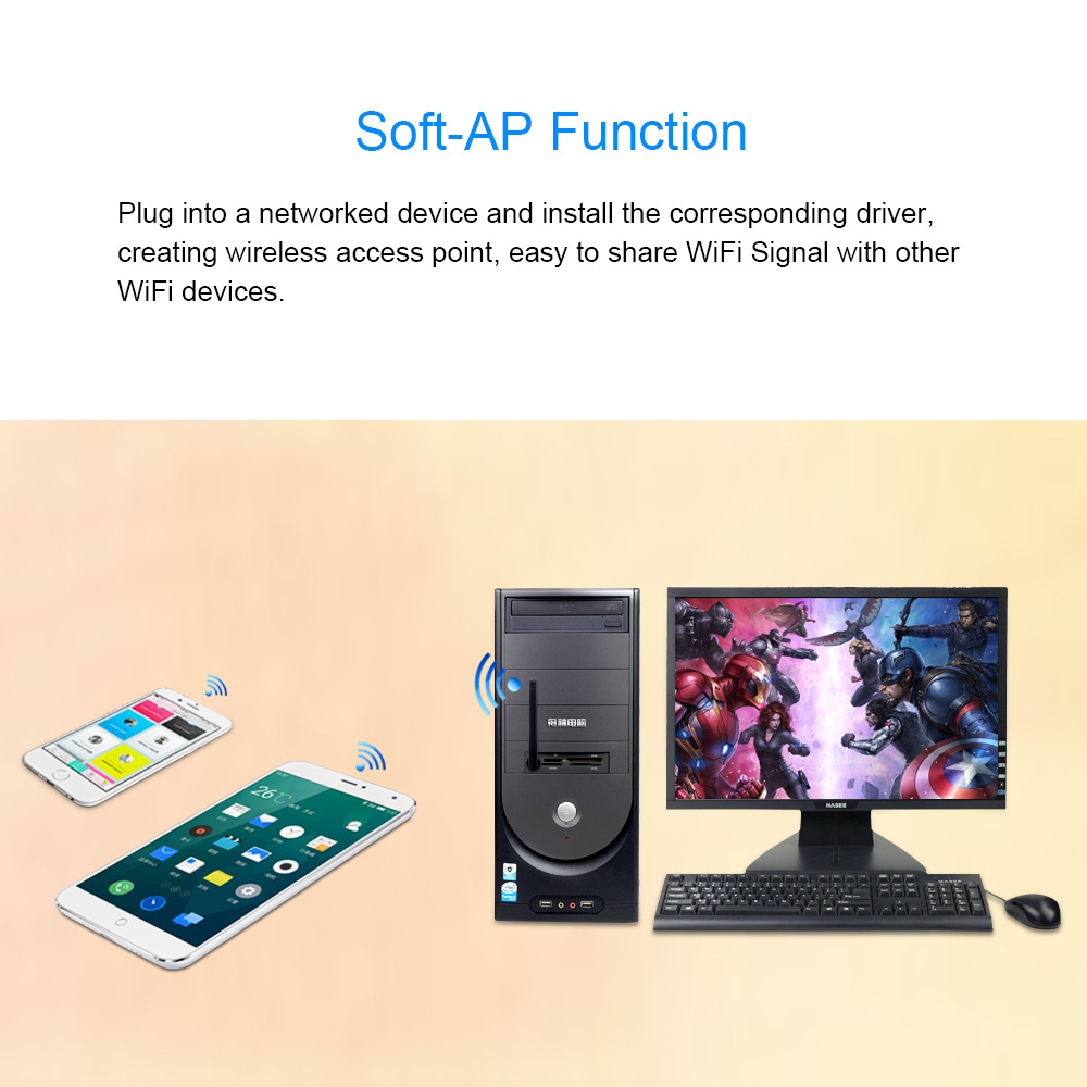 RTL8188 USB Mini Wifi Adapter  - огляд і ціна Smart Home For Pc