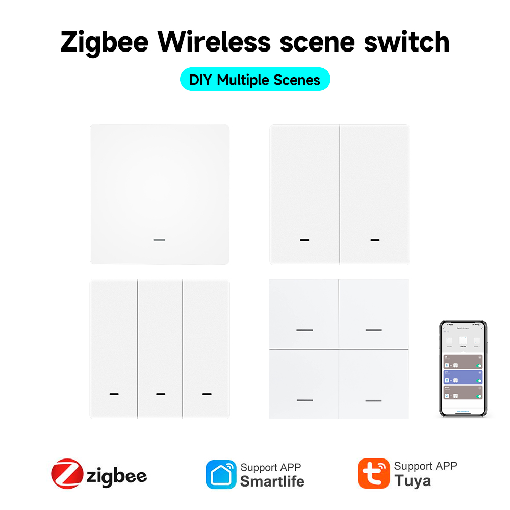 Tuya ZigBee 3.0 Smart Scene Sw - огляд і ціна Smart Home Knx