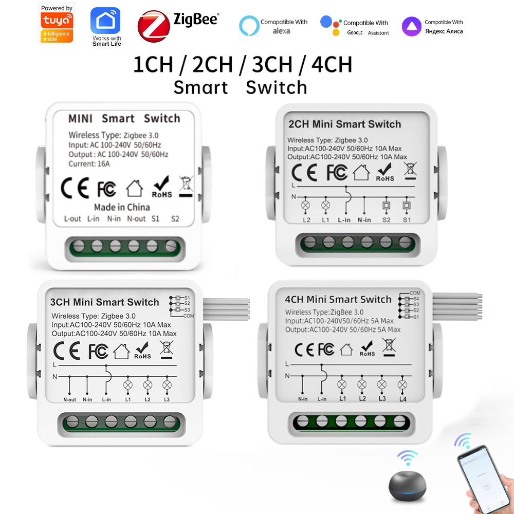 Tuya Zigbee 3.0 Smart Switch 1 - огляд і ціна Smart Home Lighting