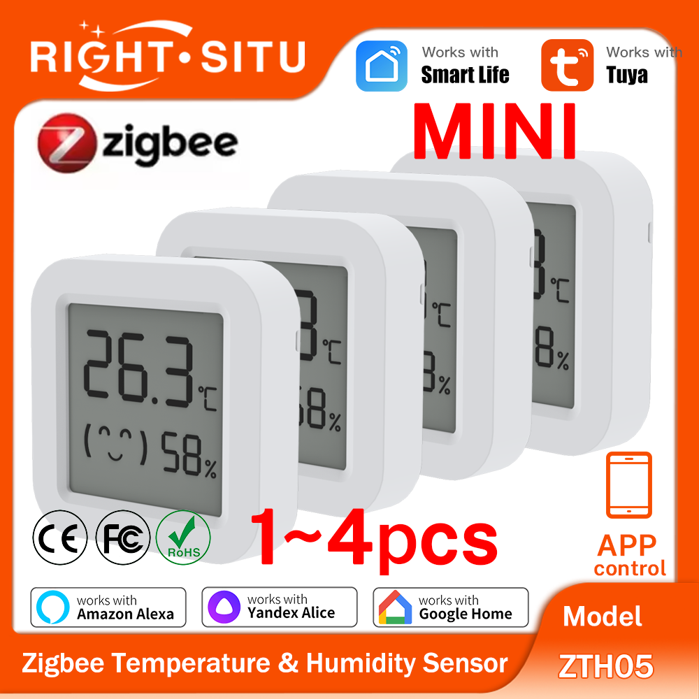 1~4PCS Zigbee 3.0 Temperature  - огляд і ціна Smart Home Yandex