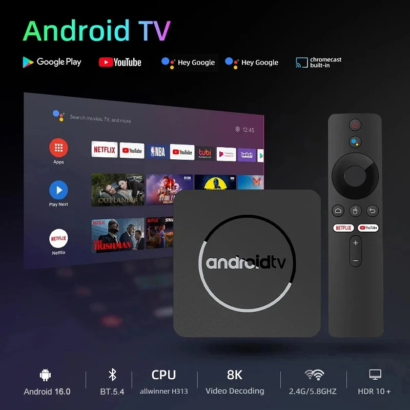 Smart TV Box Android 16 Q10 8G - огляд і ціна Smart Home Midea