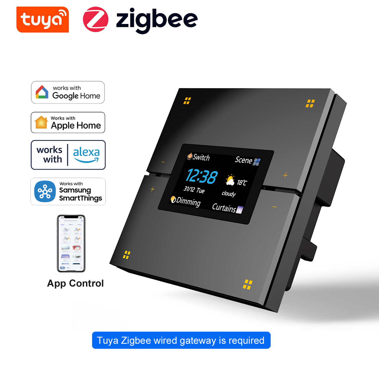 M9 Pro 8-Button UK Tuya Smart  - огляд і ціна Smart Home Hotel