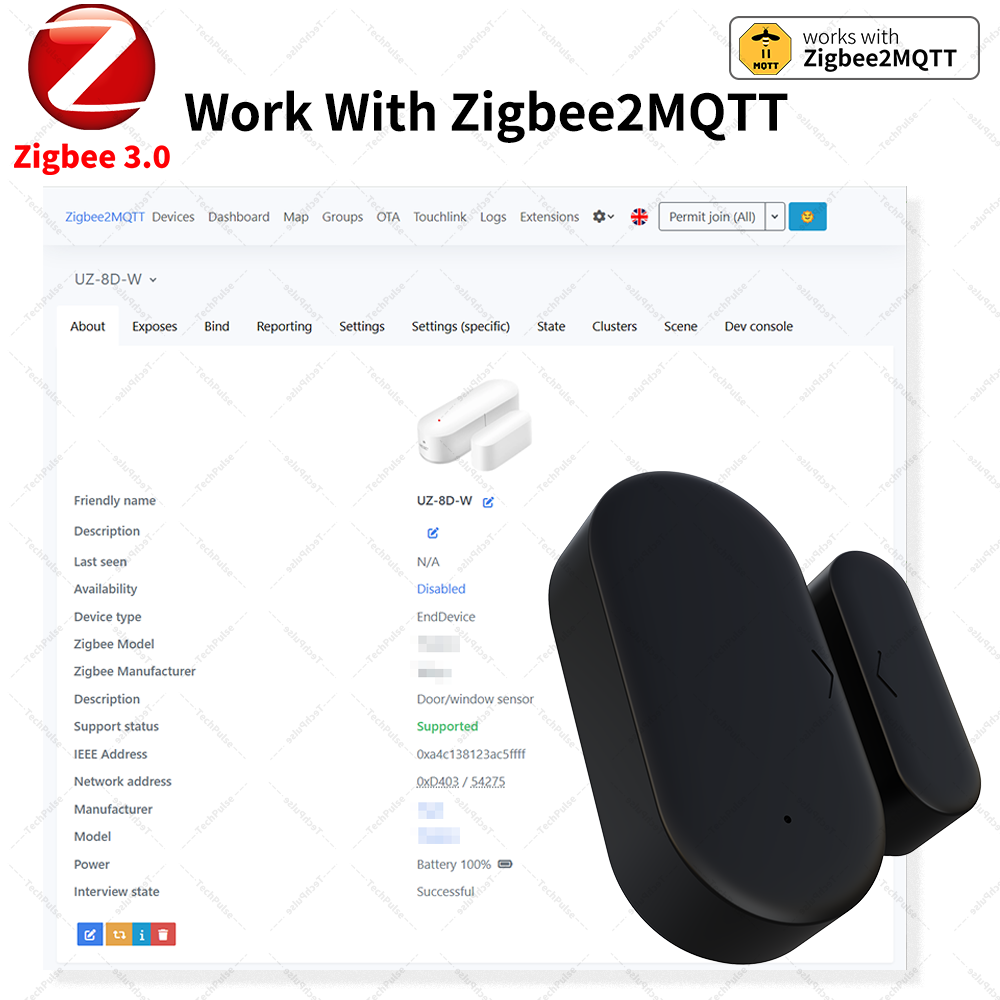 Zigbee 3.0  Door Window  Senso - огляд і ціна Smart Home Yandex