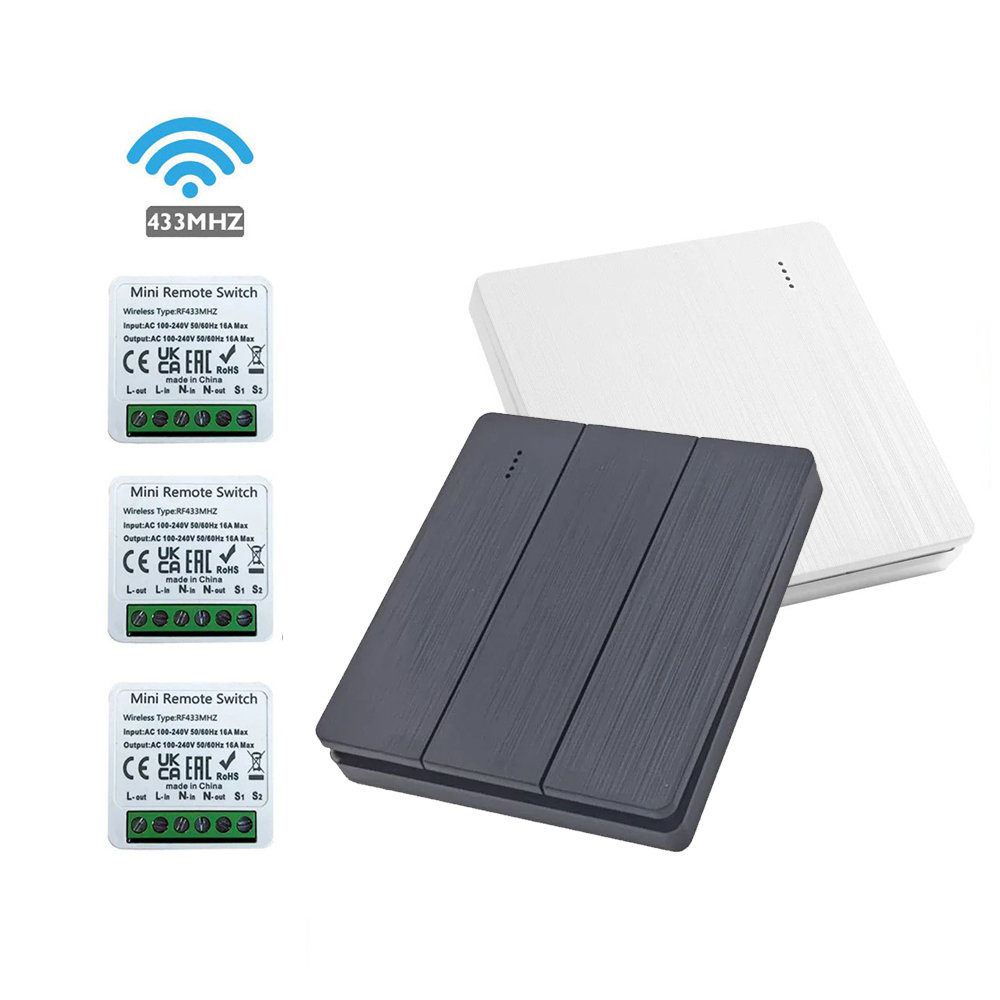 433Mhz RF 86 Wall Panel Switch - огляд і ціна Smart Home Ventilation