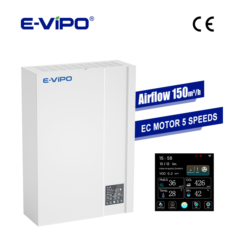 Wall-Mounted ERV Smart WiFi Co - огляд і ціна Smart Home Ventilation