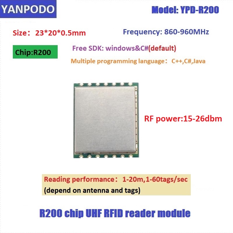 R200 Chip UHF RFID Reader Modu - огляд і ціна Smart Home Raspberry Pi