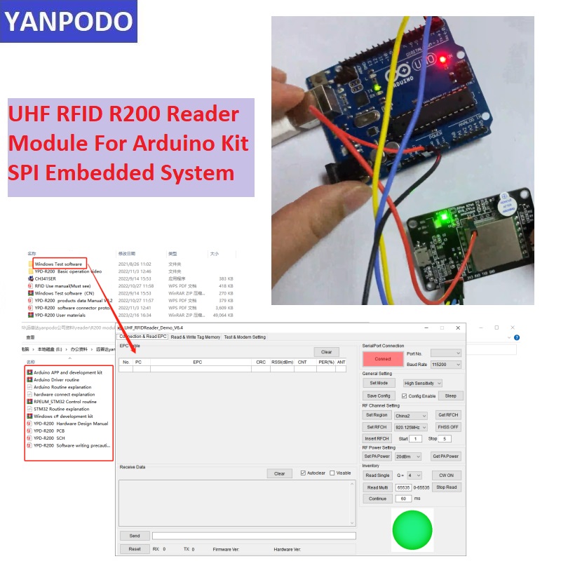 R200 Chip UHF RFID Reader Modu - огляд і ціна Smart Home Raspberry Pi