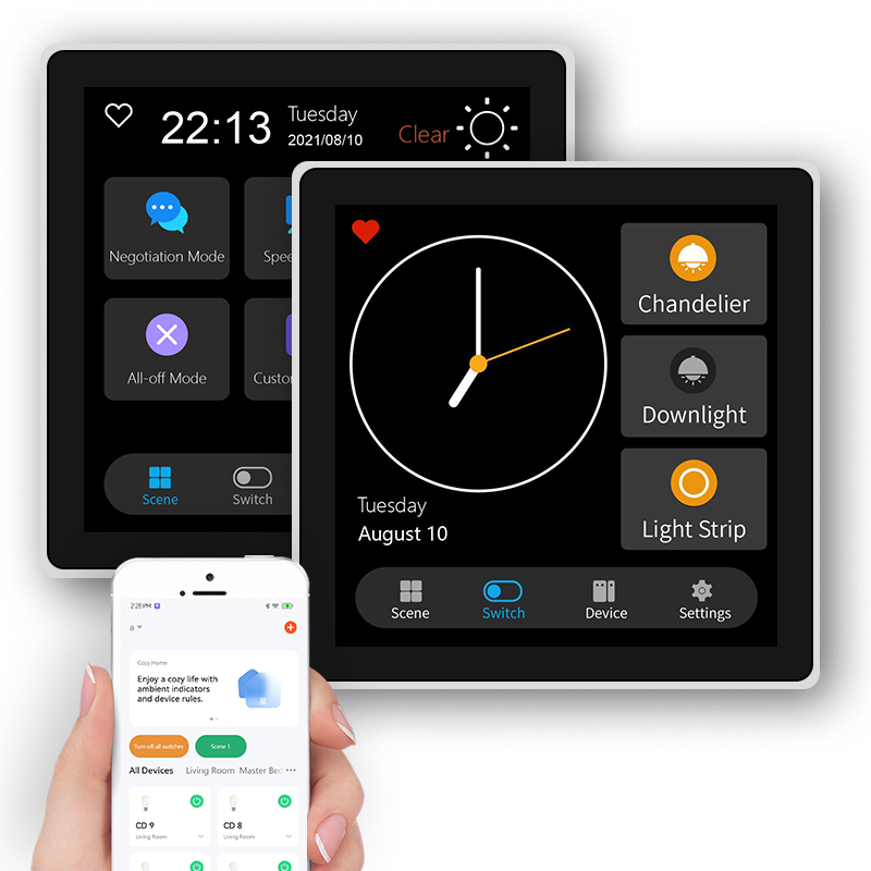 FUERS 4 Inch Touch Screen Mult - огляд і ціна Smart Home Room