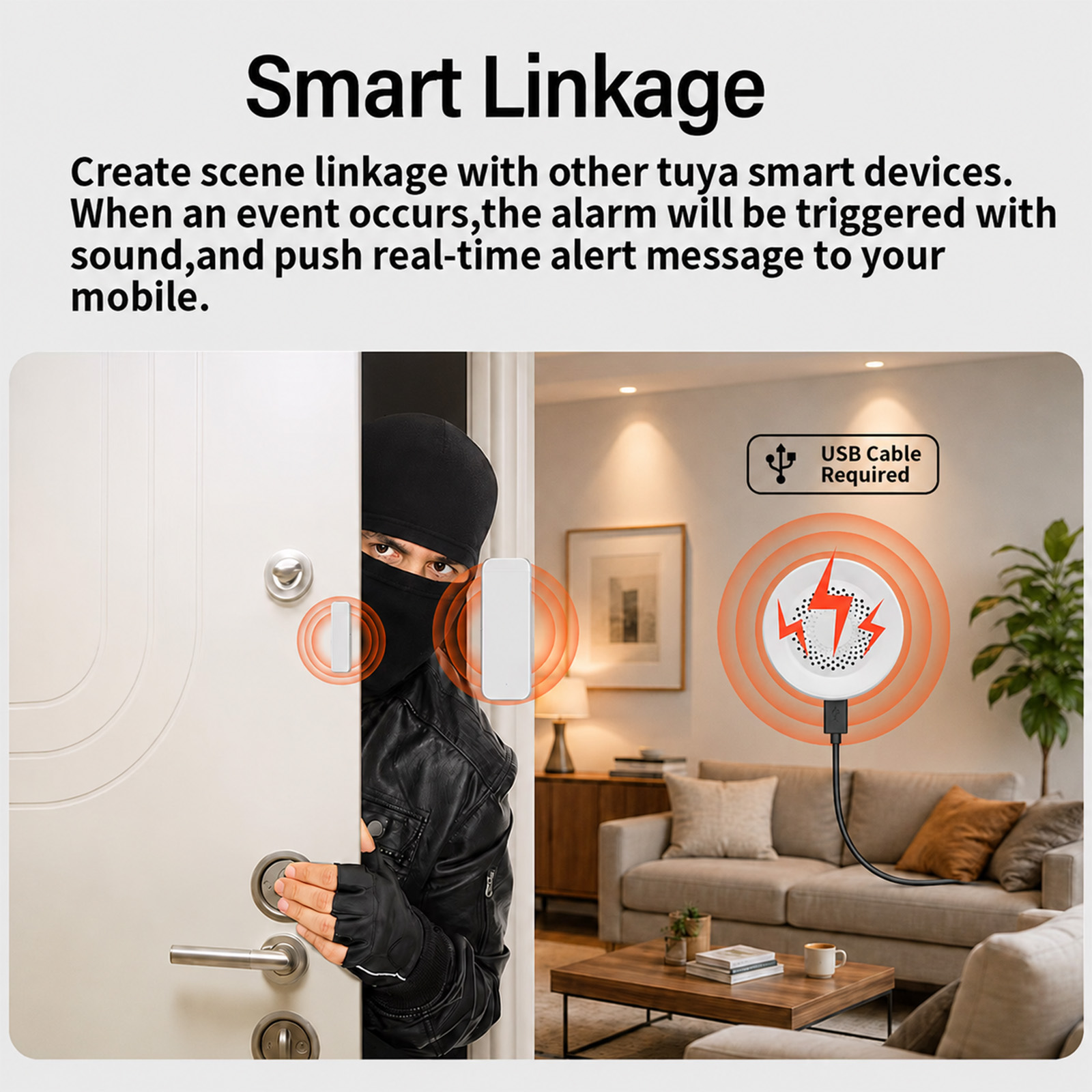 Tuya Zigbee Siren Alarm 100dB  - огляд і ціна Smart Home Yandex