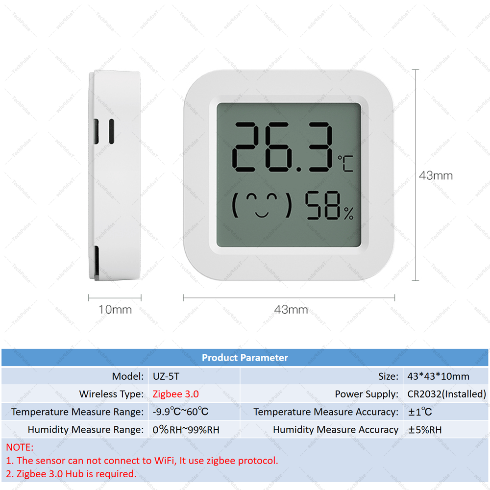 Zigbee 3.0 Sensor Temperature  - огляд і ціна Smart Home Yandex