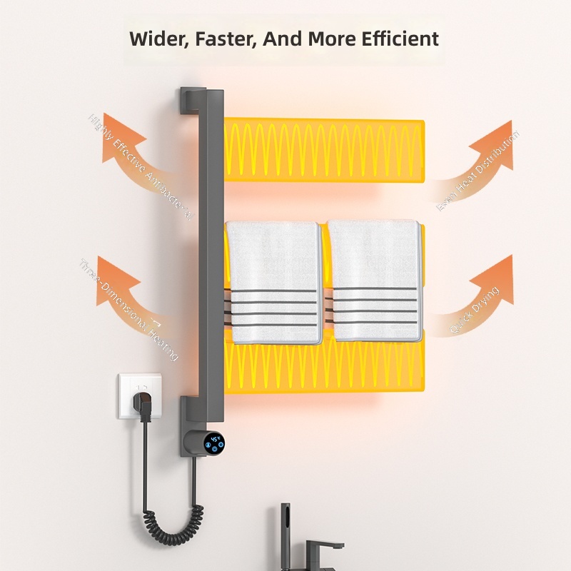 Vertical Wall-mounted 3 Bars E - огляд і ціна Smart Home Hotel
